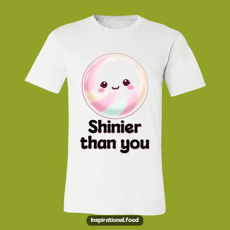 Funny Shimmering Candy Tee: Wear Your Sparkle!
