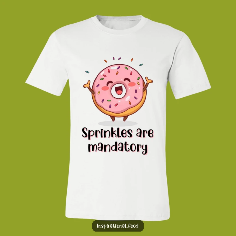 Funny Donut Wiggle T-Shirt: Wear Your Enthusiasm and Sprinkle Some Fun!