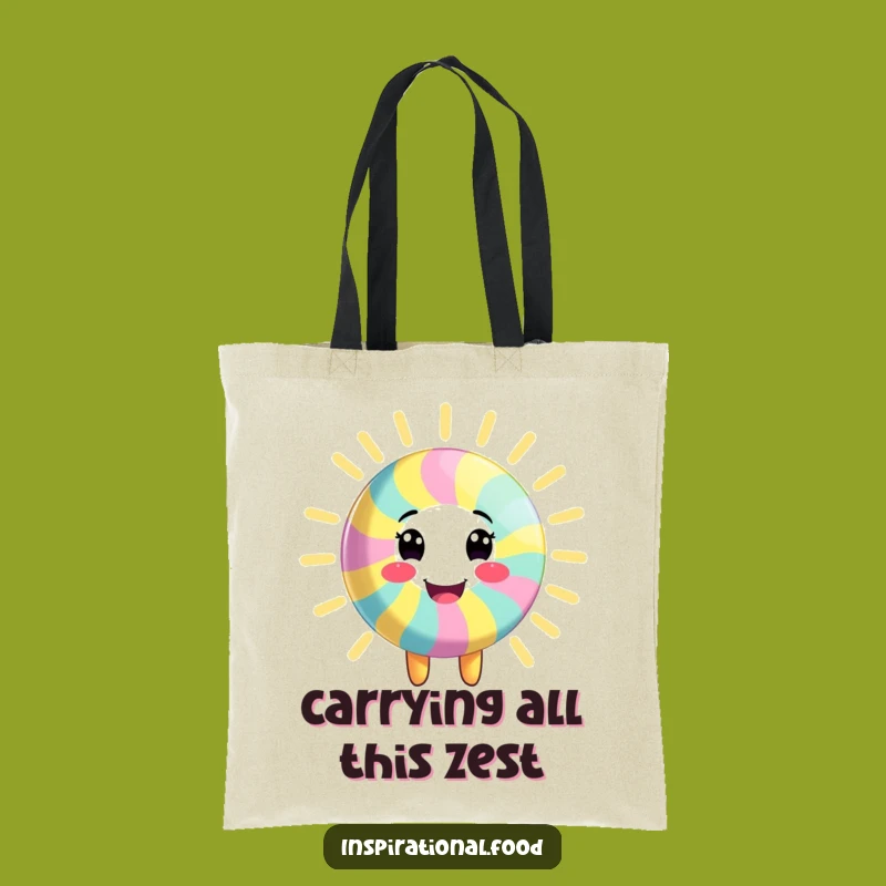 Funny Candy Character Tote Bag: Carry Color & Fun, Ideal Funny Gift