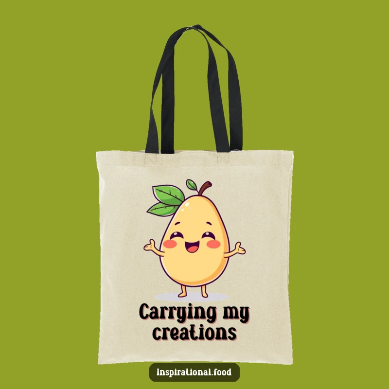 Funny Fruit Concept Tote Bag: Carry Your Foodie Ideas with Humor