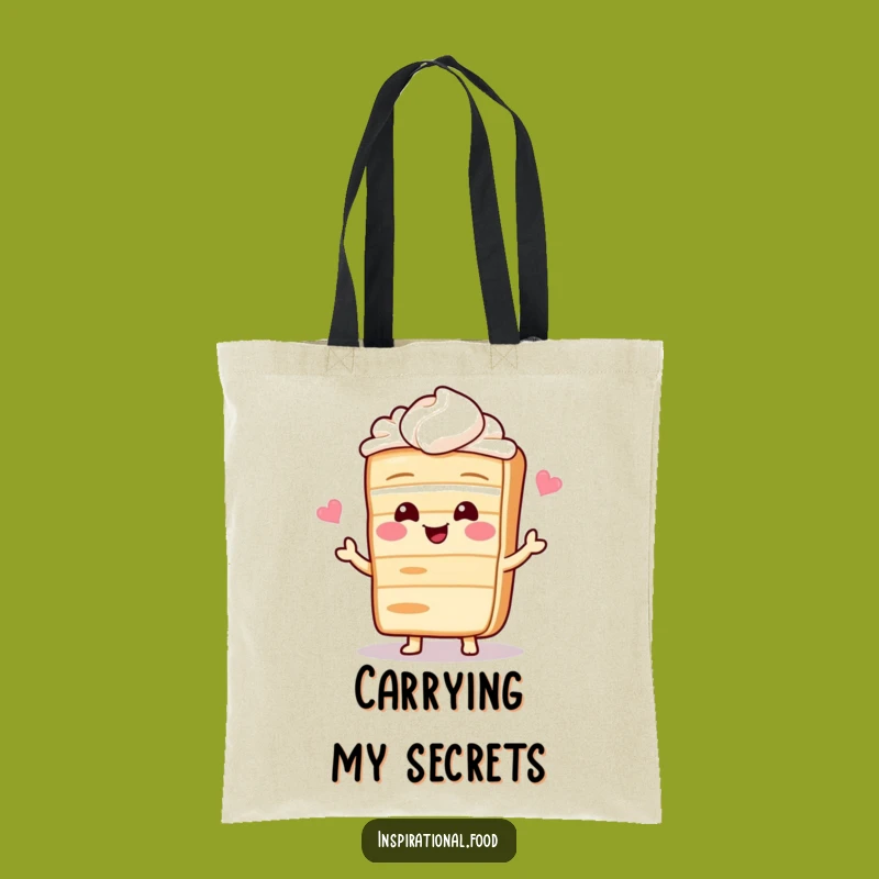 Funny Recipe Tote Bag: Giggling Cake's Baking Secrets, Stylish Kitchen Carryall