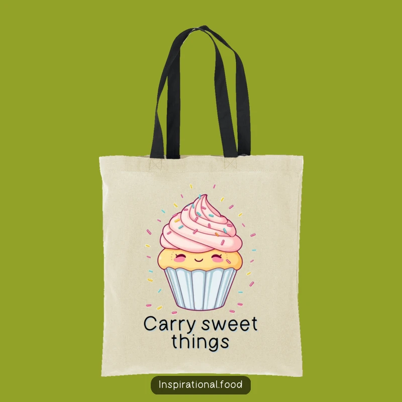 Funny Cupcake Sprinkle Dream Tote Bag - Carry Your Sweetness & Smiles