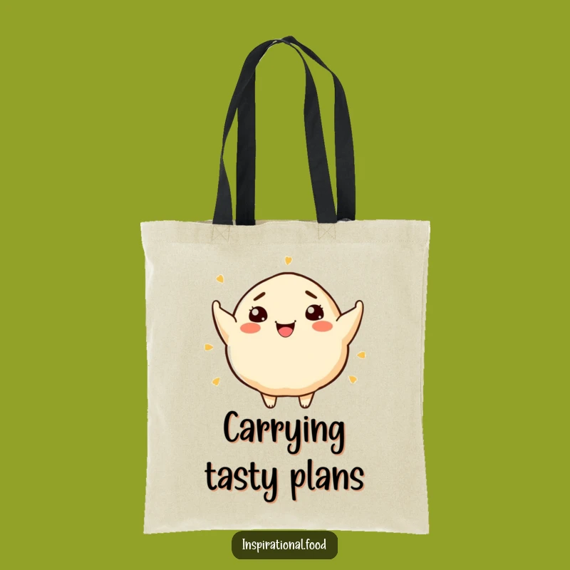 Funny Dumpling Art Tote Bag: Carry Your Creative Food Ideas in Style