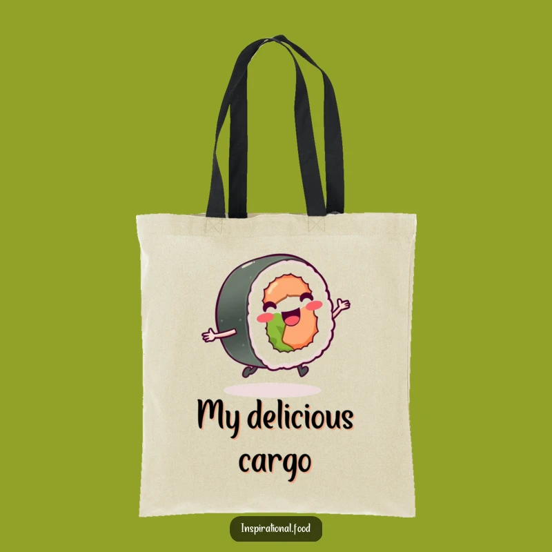 Funny Sushi Roll Tote Bag: Carry Your Joy and Essentials in Style
