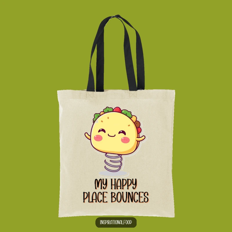 Funny Bouncing Taco Tote Bag: Carry Your Joy (and Essentials) with Flair